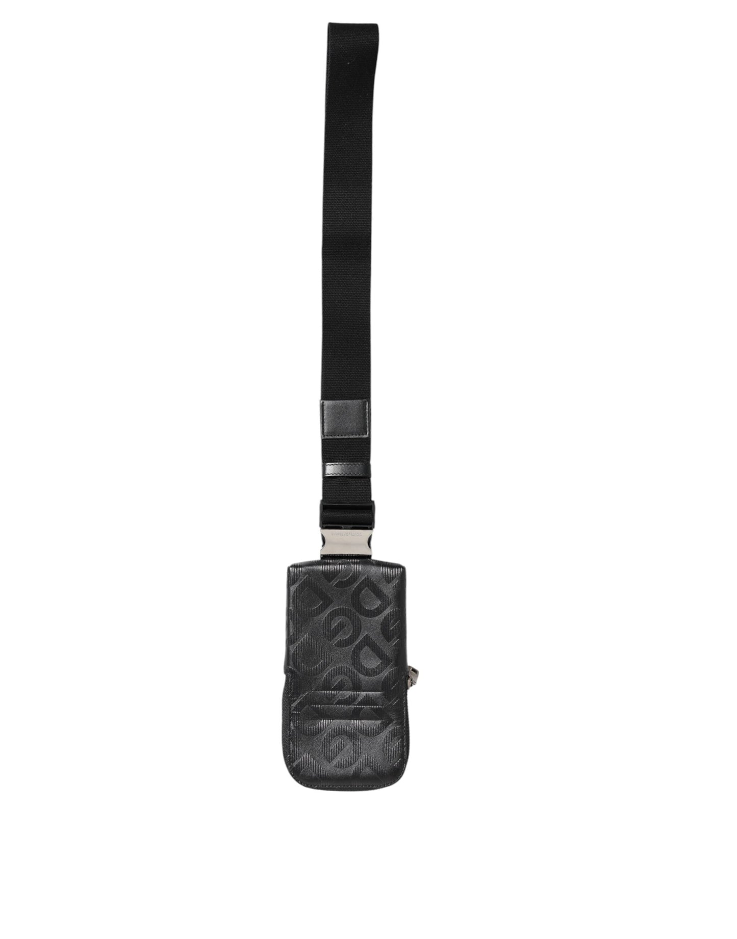 Gray DG Logo Mania Purse Phone Belt Waist Men Borse Bag