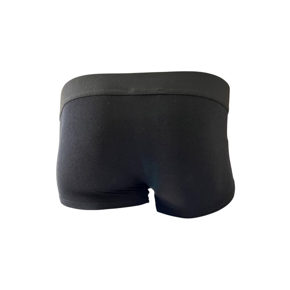 Schwarze Herren-Boxershorts aus Baumwolle