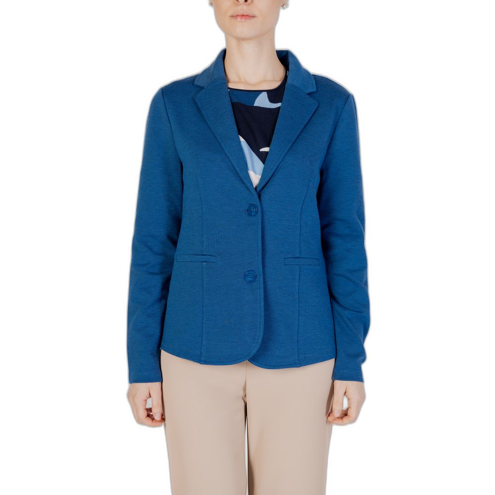 Blauer Polyester-Blazer