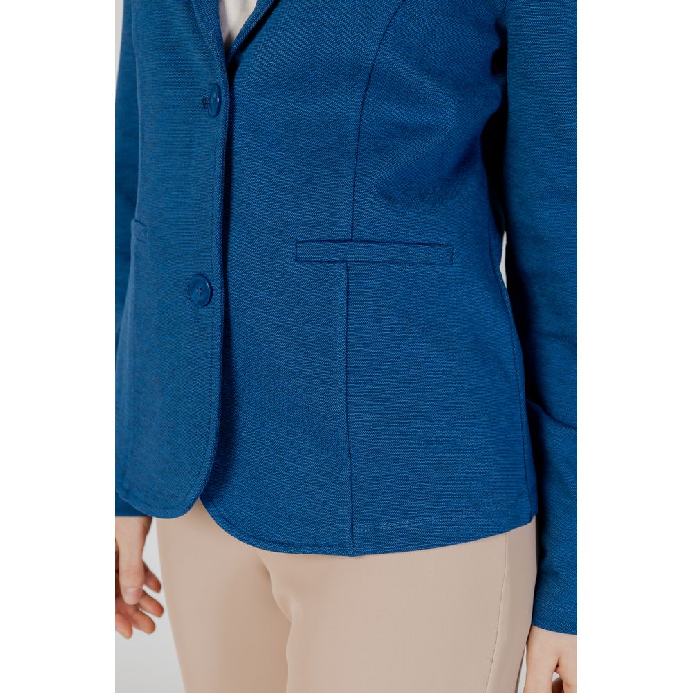 Blauer Polyester-Blazer