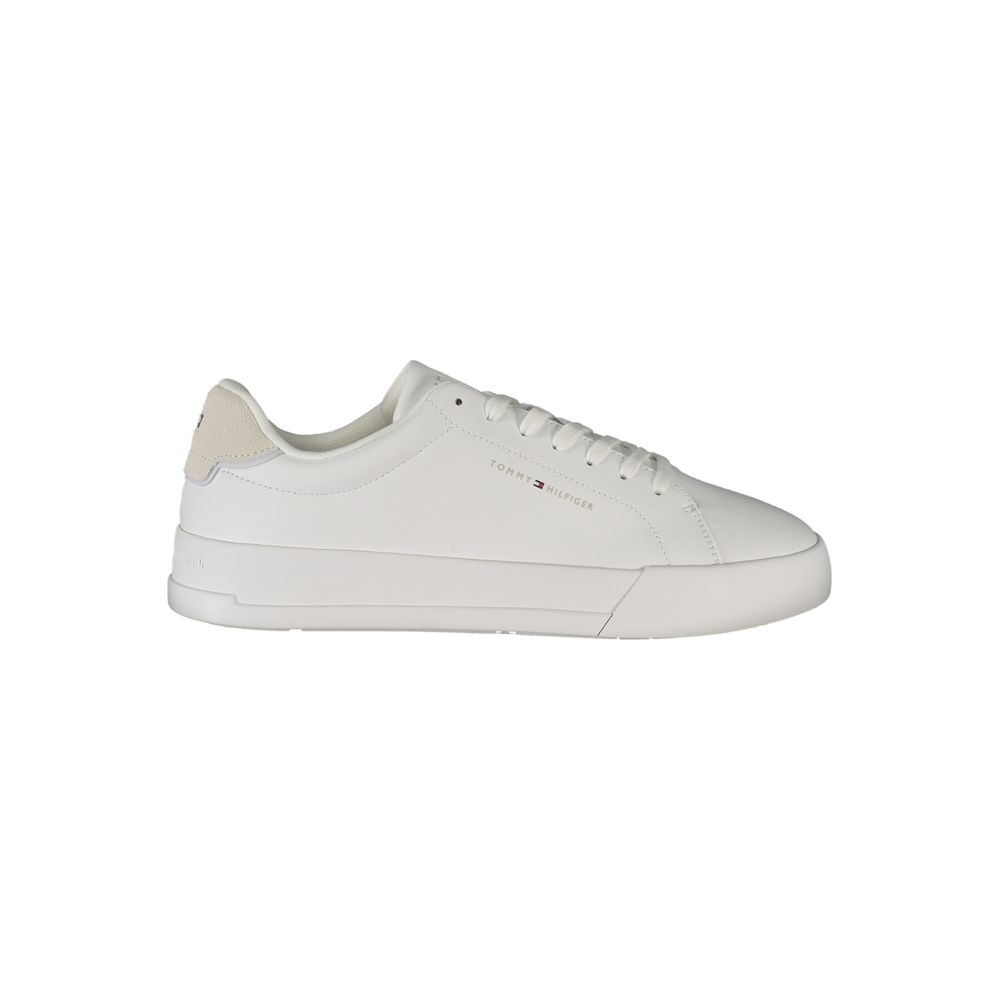 Weiße Leder Herren Sneaker