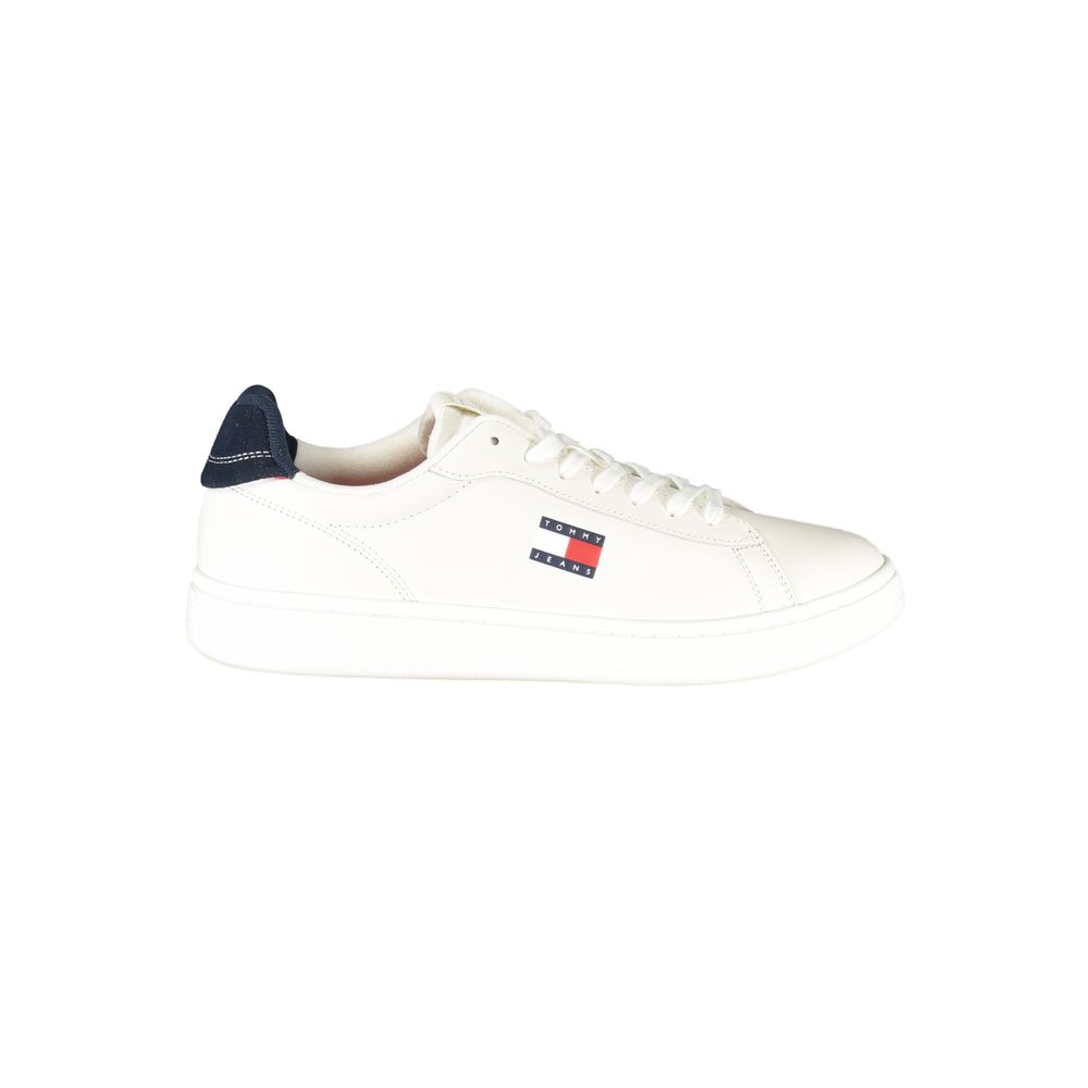 Weiße Leder Herren Sneaker