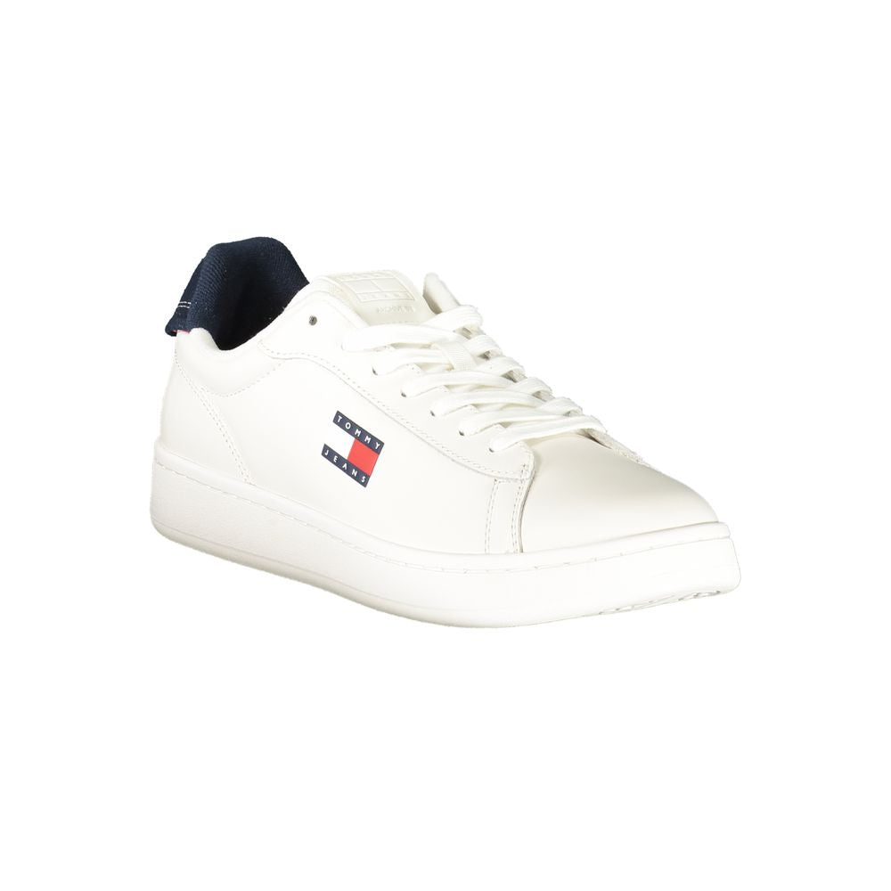 Weiße Leder Herren Sneaker