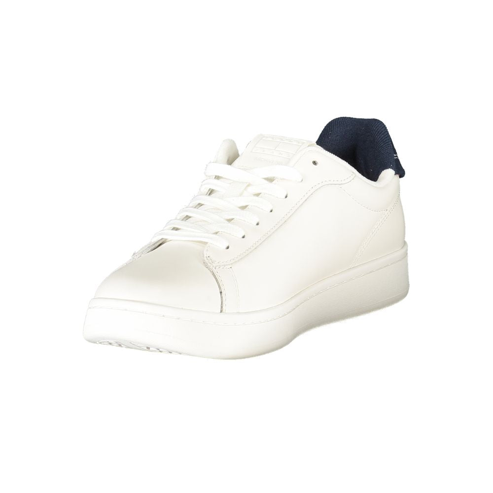 Weiße Leder Herren Sneaker