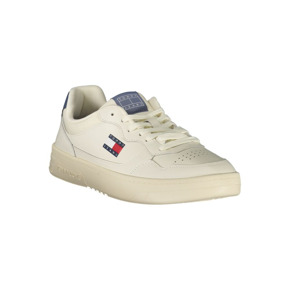 Weiße Leder Herren Sneaker