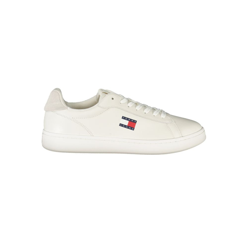 Weiße Leder Herren Sneaker