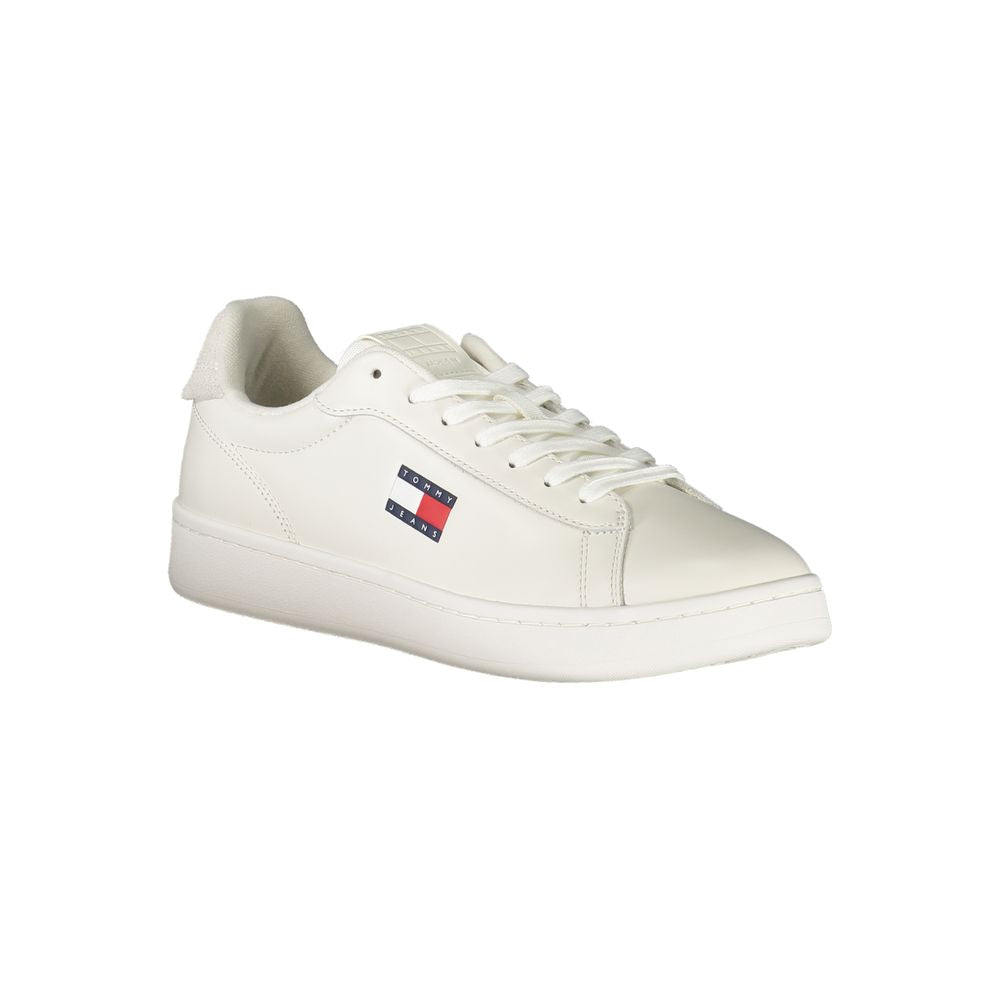 Weiße Leder Herren Sneaker