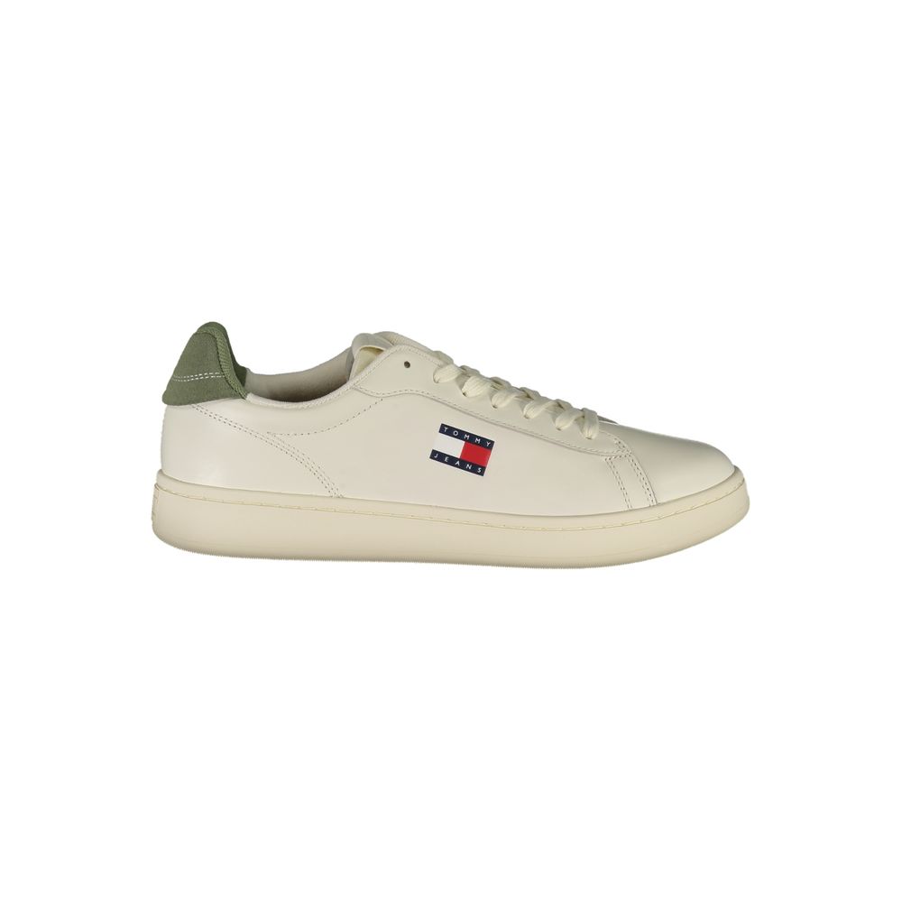 Weiße Leder Herren Sneaker