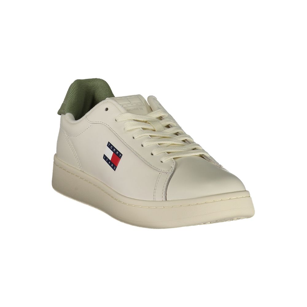 Weiße Leder Herren Sneaker