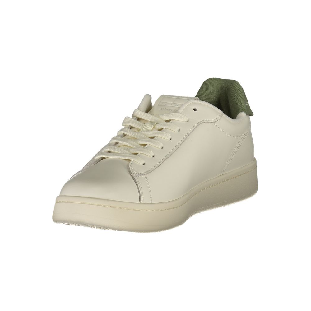 Weiße Leder Herren Sneaker