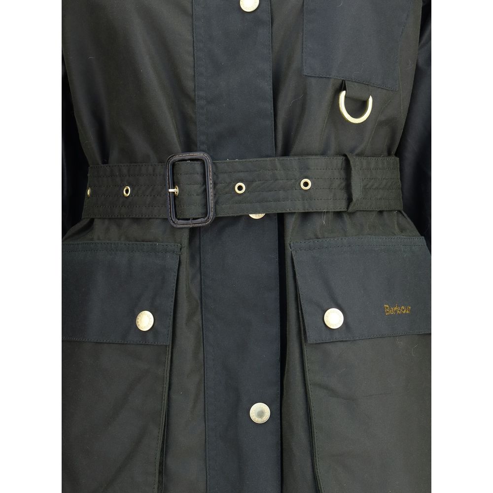 Milda gewachster Trenchcoat