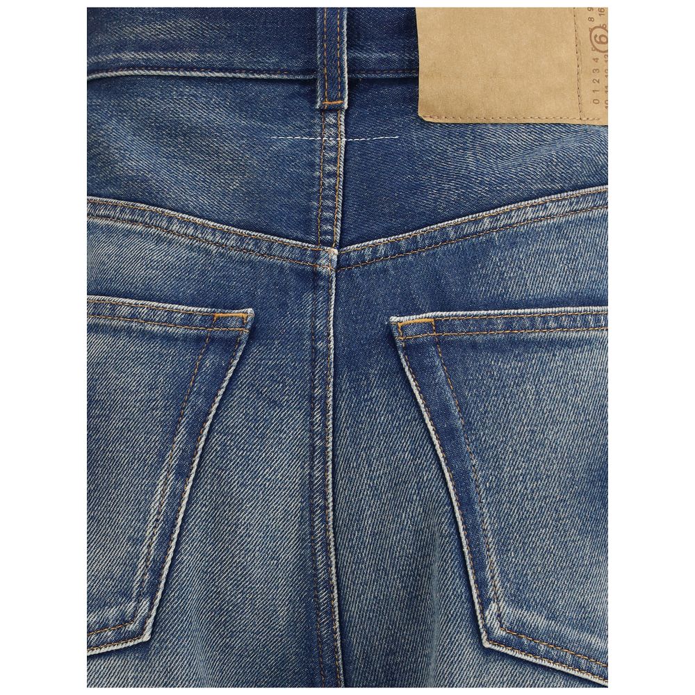 Jeans mit weitem Bein