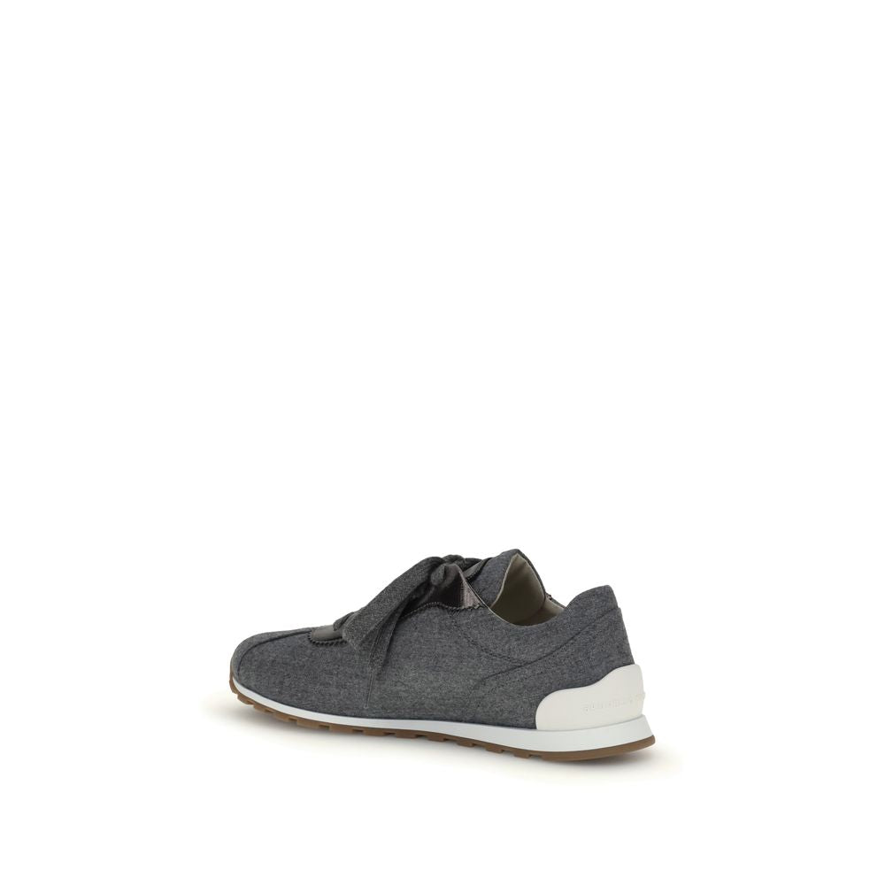 Virgin wool flannel Sneakers