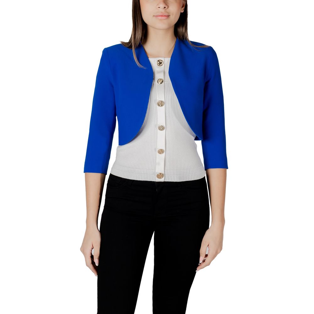 Blue Polyester Sweater
