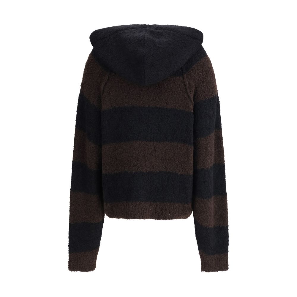 Striped hooded Sweater