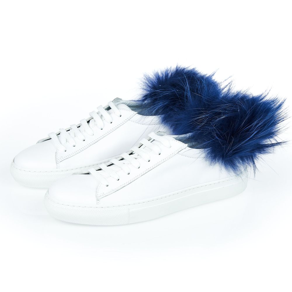 White Leather Women Sneaker