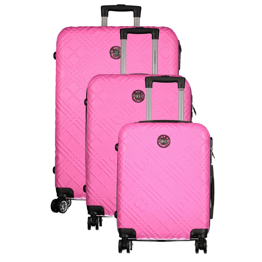 Rosa Polyethylen Gepäck und Reise