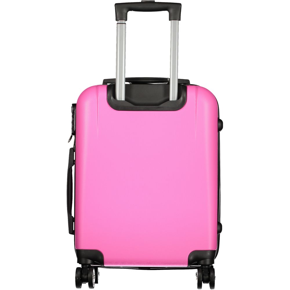 Rosa Polyethylen Gepäck und Reise
