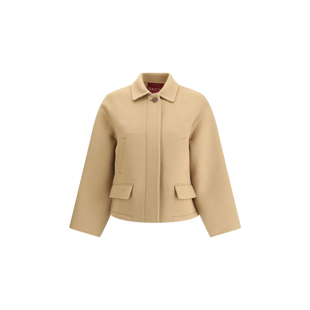 Zipped Wool Caban