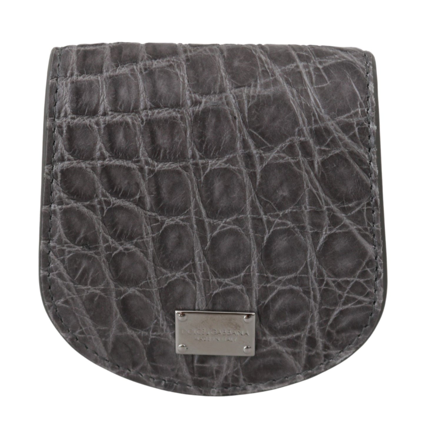 Graue Exotische Haut Kondomhülle Halter Tasche Brieftasche