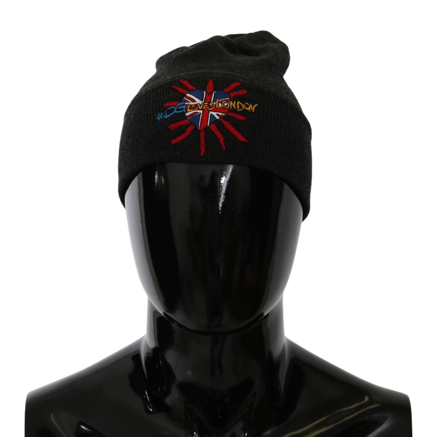 Graue #DGLovesLondon Beanie-Mütze