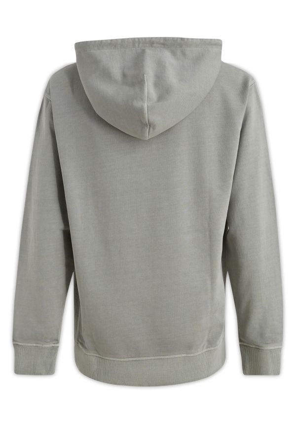 Elegantes graues Kapuzensweatshirt aus Baumwolle