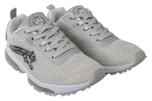 Glamorous Silberne Gretel Sport-Sneaker