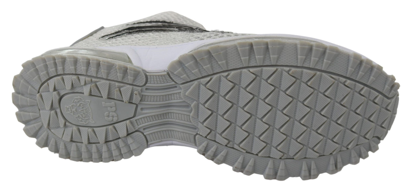Glamorous Silberne Gretel Sport-Sneaker