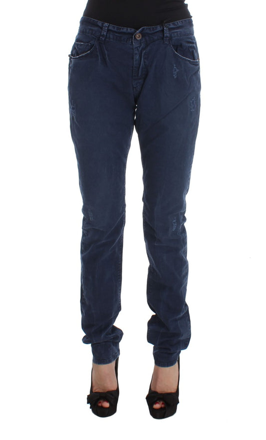 Blaue Jeans aus Baumwollmischung