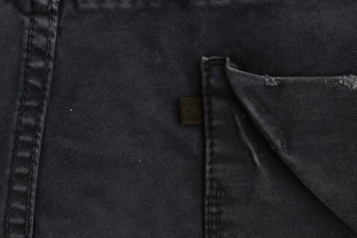 Blaue Jeans aus Baumwollmischung