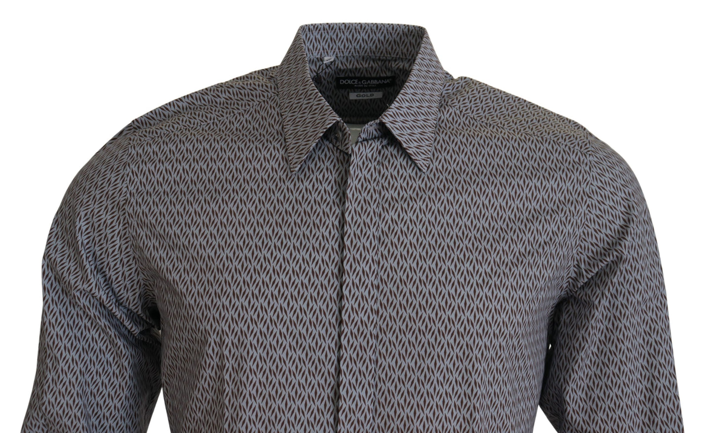 Graubraunes GOLD Slim Fit Formelles Hemd