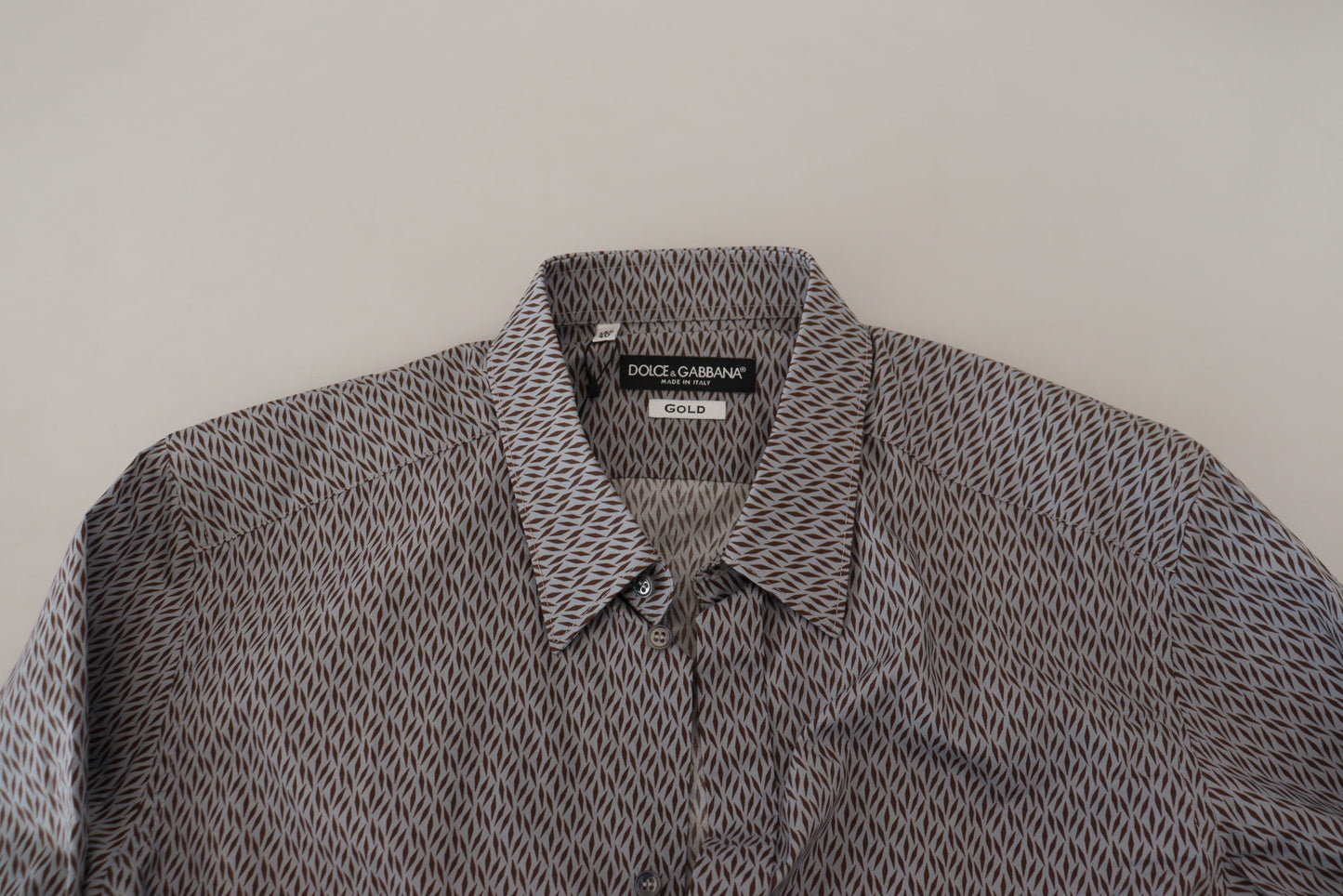 Graubraunes GOLD Slim Fit Formelles Hemd