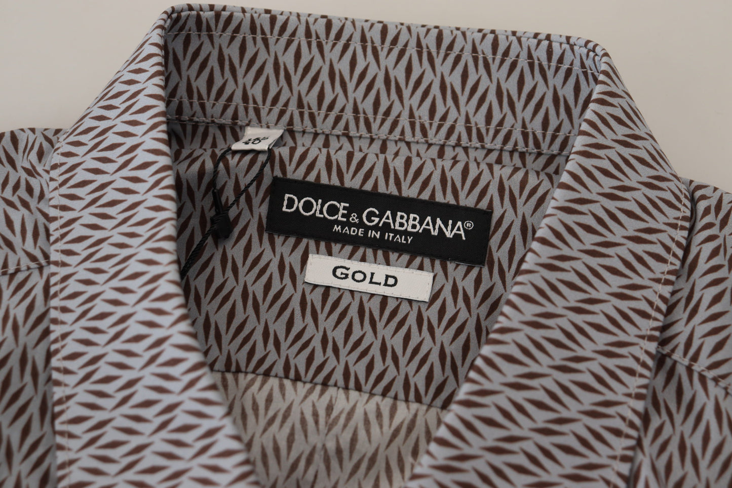 Graubraunes GOLD Slim Fit Formelles Hemd
