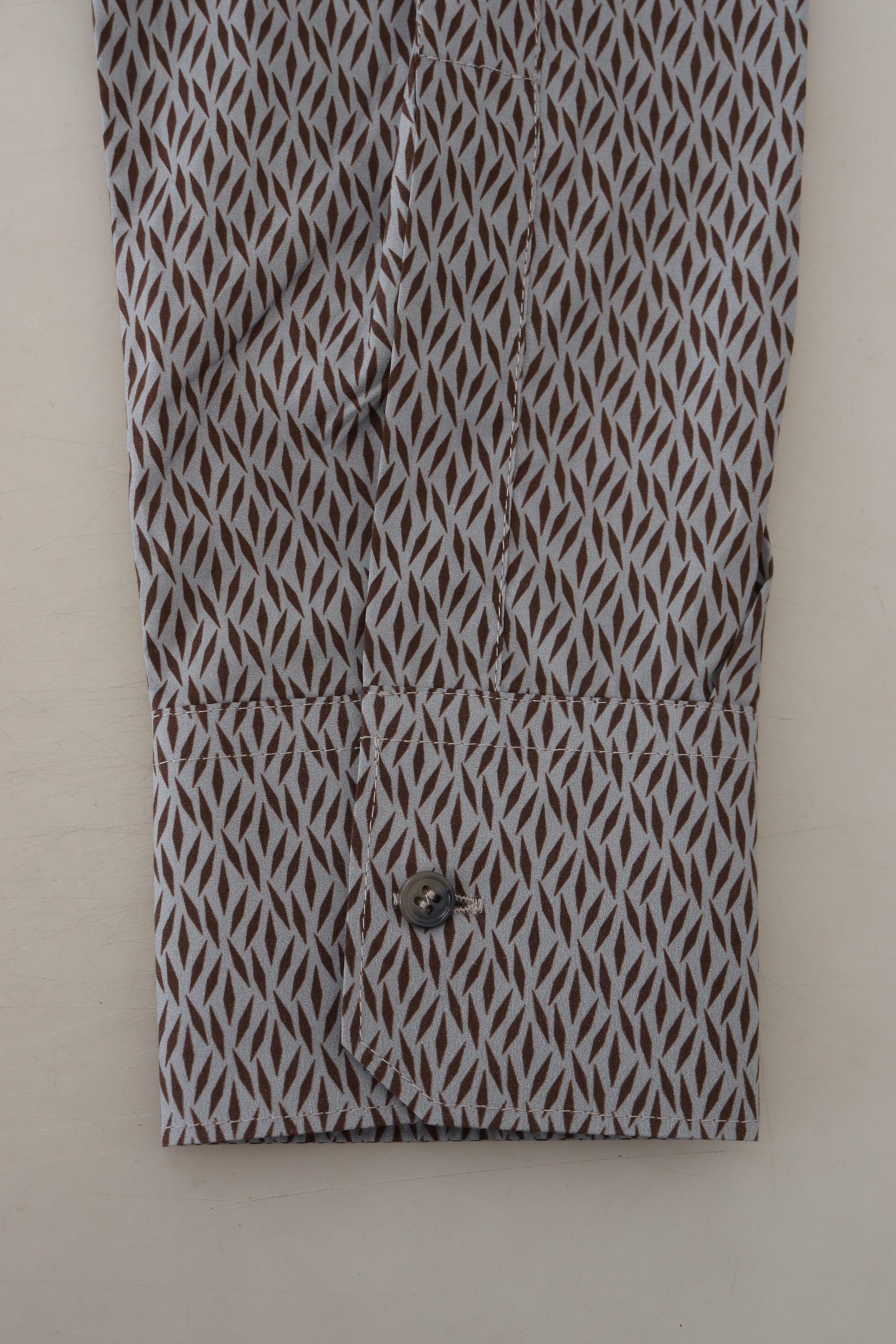 Graubraunes GOLD Slim Fit Formelles Hemd