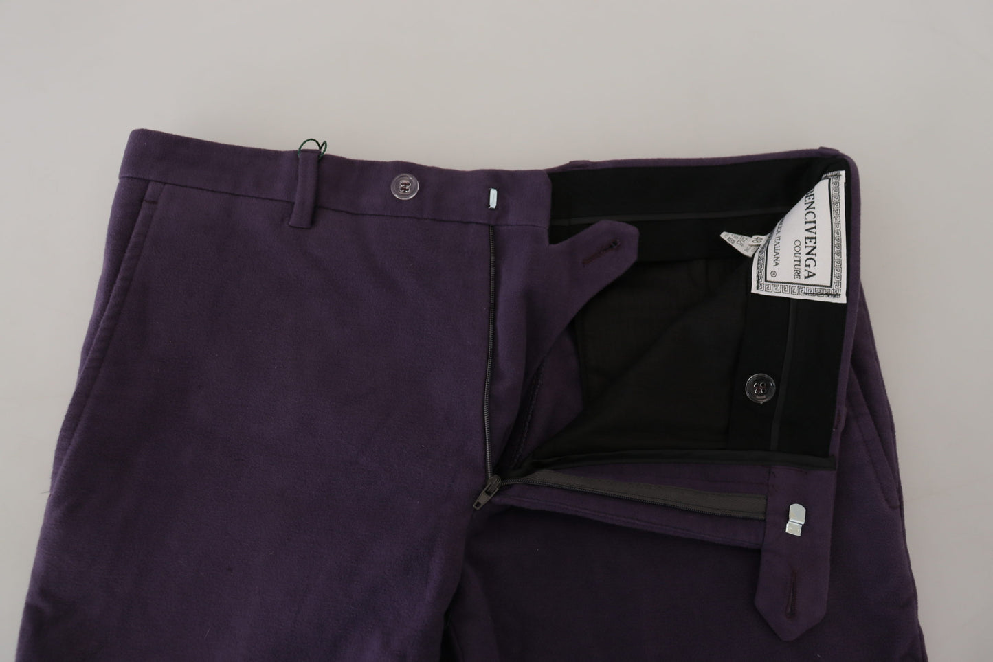 Lilafarbene Herrenhose aus reiner Baumwolle