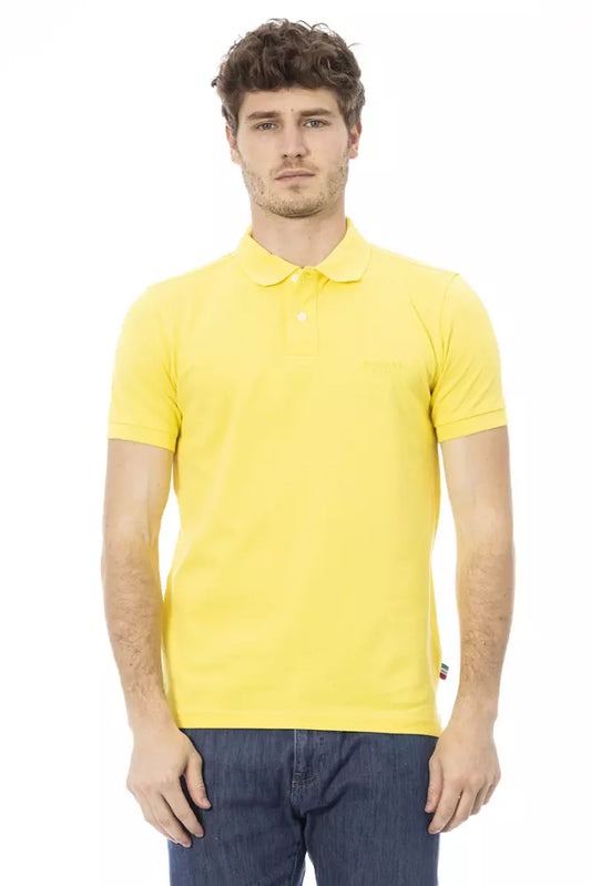 Gelbes Poloshirt aus Baumwolle für Herren