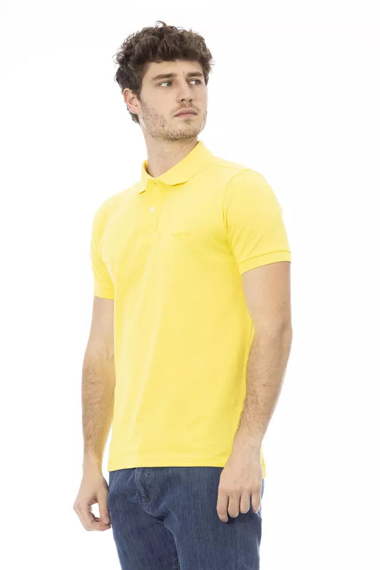 Gelbes Poloshirt aus Baumwolle für Herren
