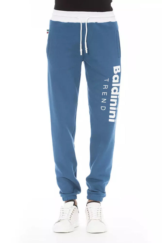 Blaue Herren-Sporthose aus Baumwolle