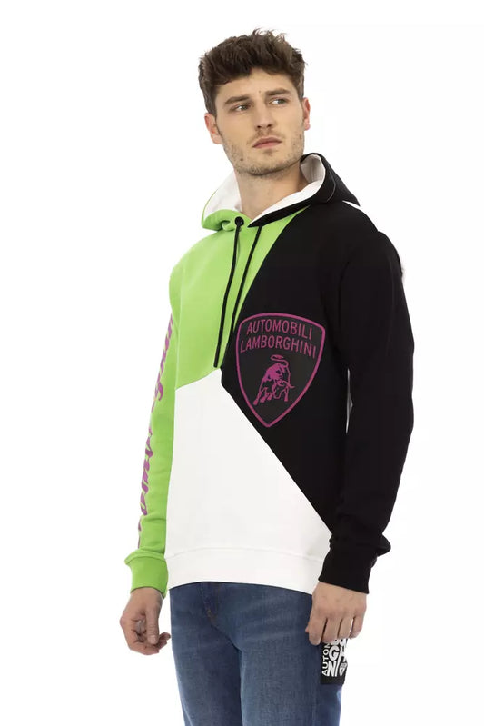 White Cotton Men's Hoodie