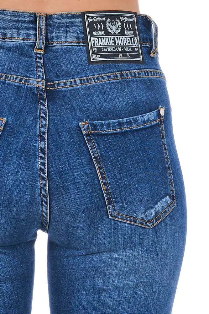 Blue Other Fibres Women Jeans