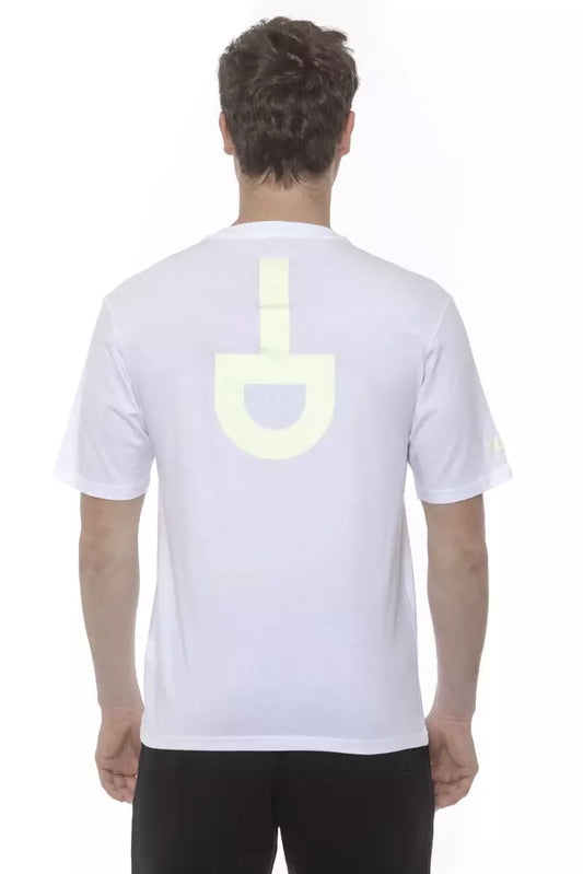 Weißes Herren-T-Shirt aus Baumwolle
