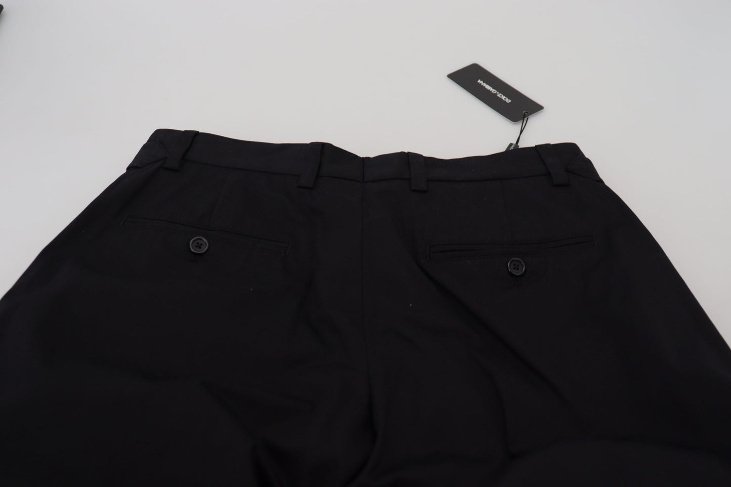 Schwarze Chinohose aus Baumwolle