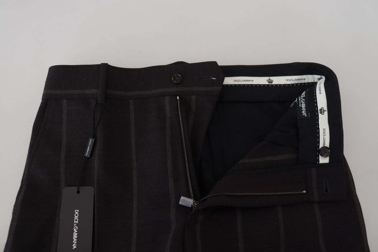 Schwarze Chinohose aus Wolle für Herren