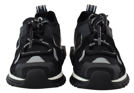 Sorrento Trekking-Sneakers aus schwarzem Mesh