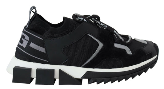 Sorrento Trekking-Sneakers aus schwarzem Mesh