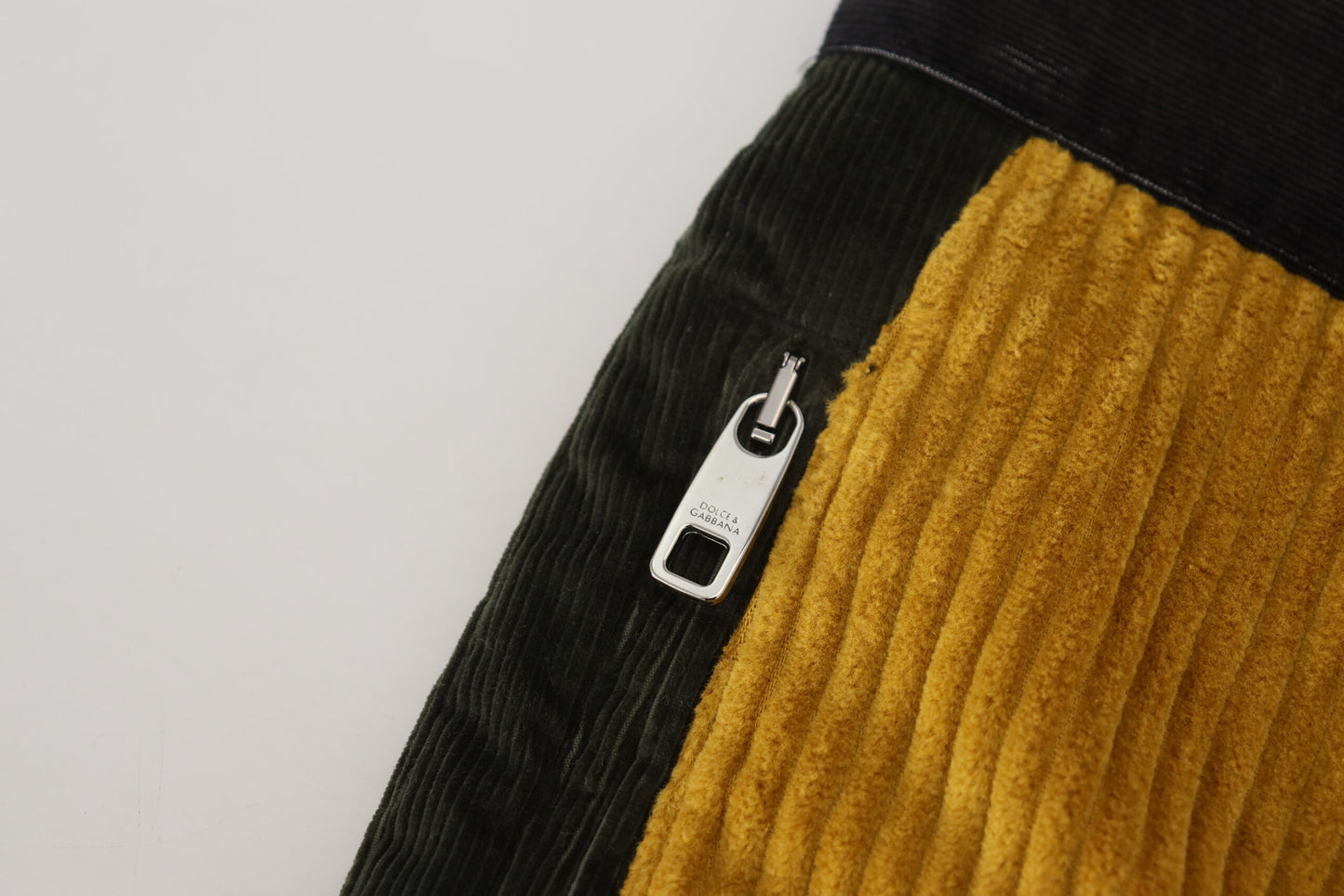 Schwarz Gelbe Baumwollhose für Herren