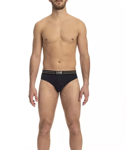 Blue Cotton Men's Underwear Pack