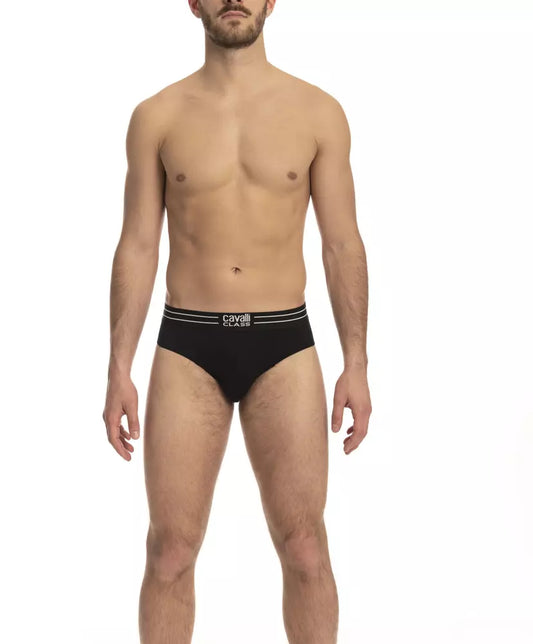 Black Cotton Men Underwear Tri-Pack