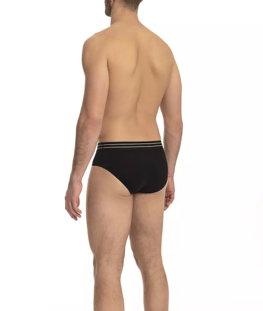Black Cotton Men Underwear Tri-Pack