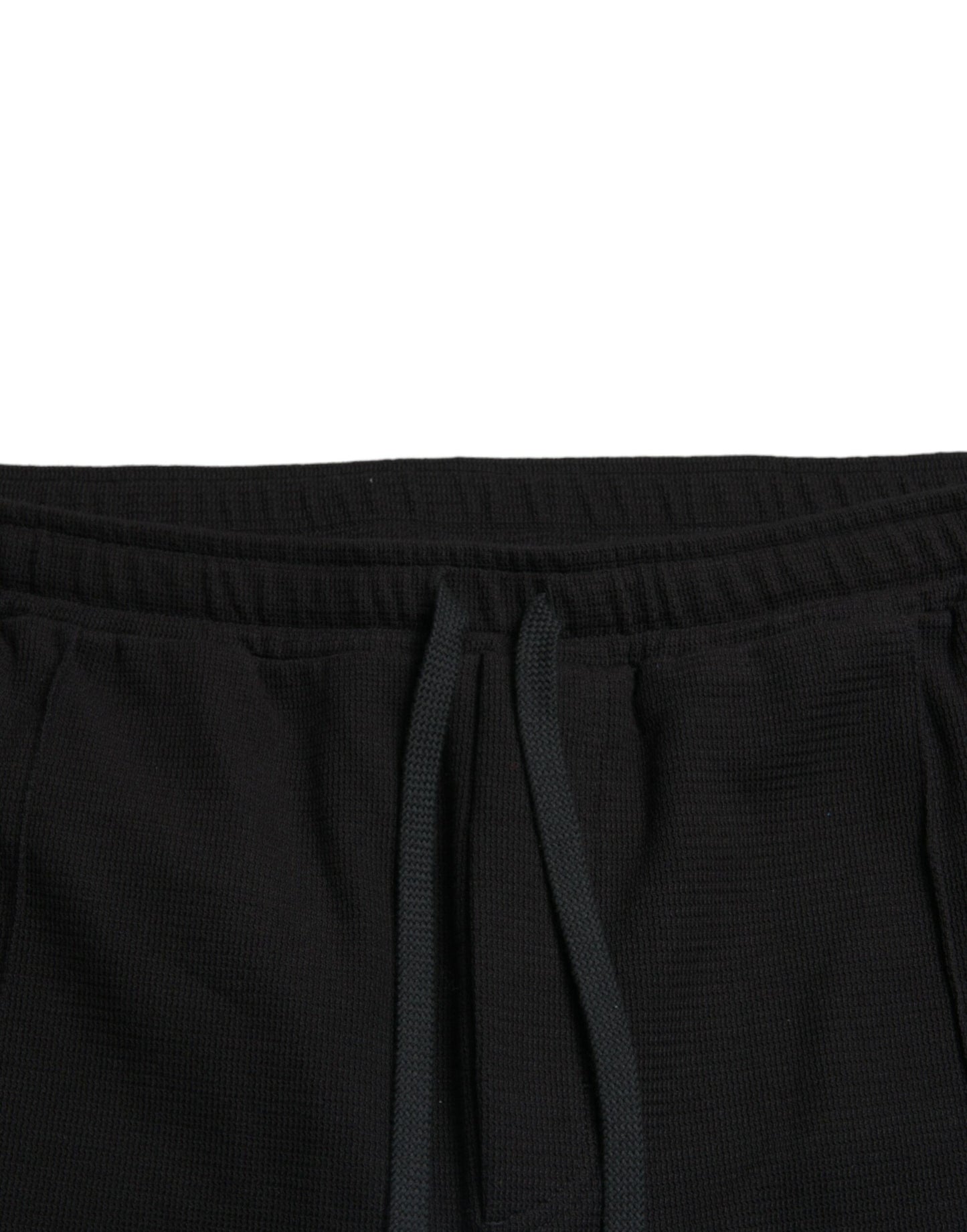 Schwarze Jogginghose aus Baumwollmischung